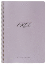 KESKİN DEFTER FREE PLATİNUM A4 PP KAPAK SPİRALLİ 80 YP. ÇİZGİLİ 320321 - Görsel 2