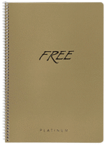 KESKİN DEFTER FREE PLATİNUM A4 PP KAPAK SPİRALLİ 80 YP. ÇİZGİLİ 320321 - Görsel 4