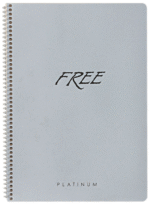 KESKİN DEFTER FREE PLATİNUM A4 PP KAPAK SPİRALLİ 80 YP. ÇİZGİLİ 320321 - Görsel 7