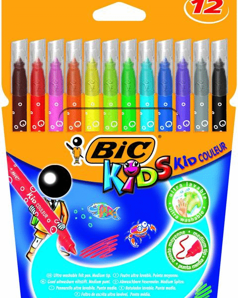 BIC KEÇELİ KALEM KID COULEUR 12 RENK 9202932