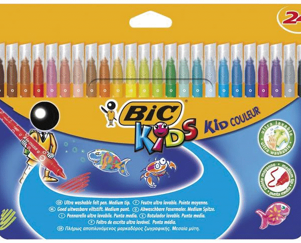 BIC KEÇELİ KALEM KID COULEUR 24 RENK 841800