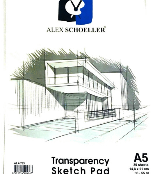 ALEX ESKİZ BLOK SPİRALLİ A5 50/55 GR 30 LU ALX-763