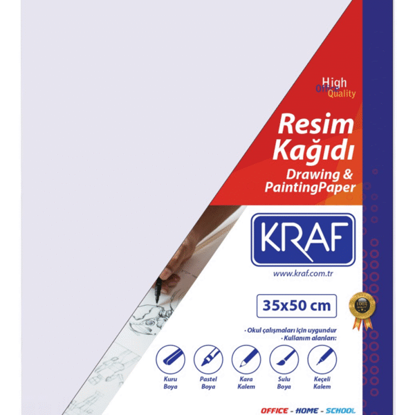 KRAF RESİM KAĞIDI 35x50cm 100 LÜ