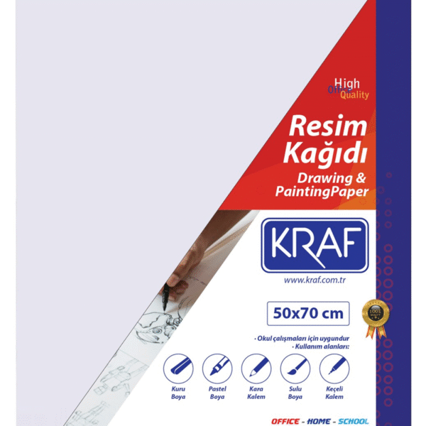 KRAF RESİM KAĞIDI 50x70cm 100 LÜ