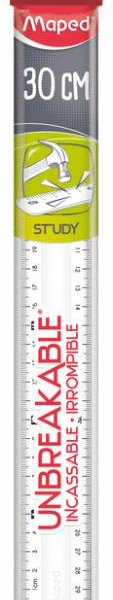 MAPED CETVEL KIRILMAZ STUDY 30 CM ŞEFFAF 245620