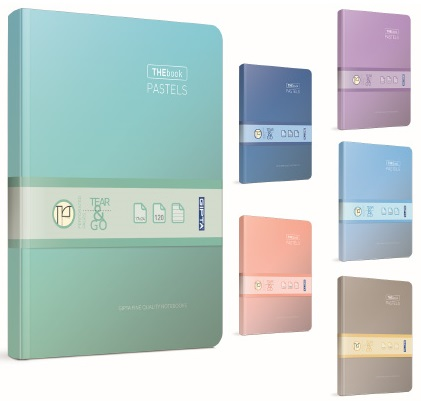 GIPTA DEFTER THEBOOK PASTELS 20x28 İPLİK DİKİŞLİ SERT KAPAK 400 YP. KARELİİ 3486
