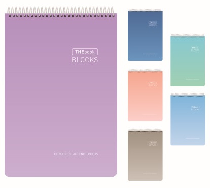 GIPTA BLOKNOT THEBOOK BLOCKS A4 SPİRALLİ SERT KAPAK 100 YP. ÇİZGİLİ 5521