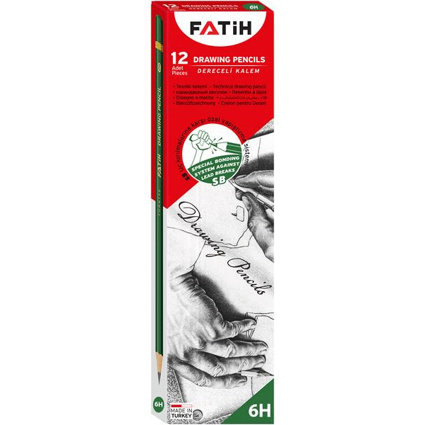 FATİH KURŞUN KALEM DERECELİ 6H 15115-15010