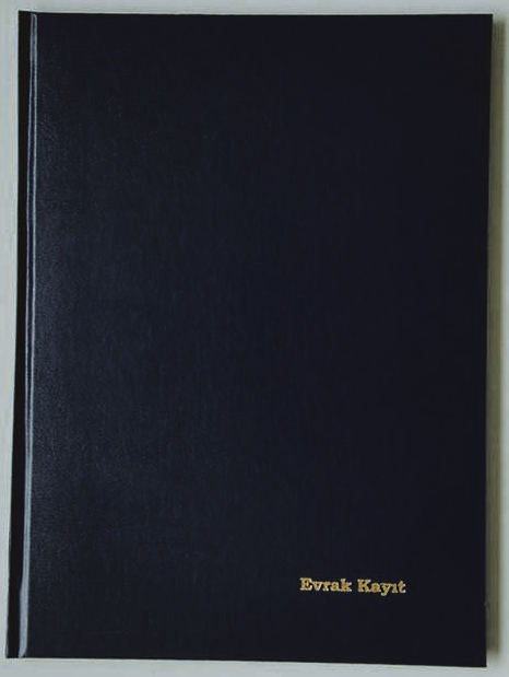49445 DİLMAN EVRAK KAYIT DEFTERİ CİLTLİ 22.5x32 96 YP 5012 - Görsel 1