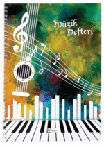 KESKİN MÜZİK DEFTERİ A4 SPİRALLİ 40 YP. 290300-99