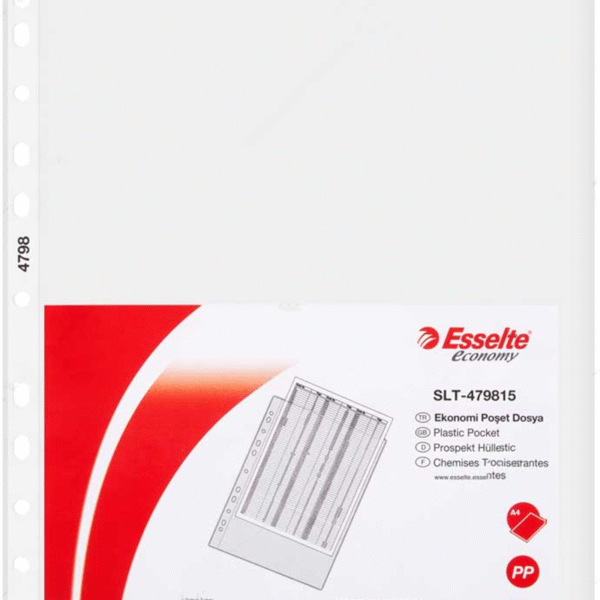 ESSELTE POŞET DOSYA A4 100 LÜ SLT-4798