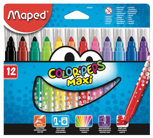 MAPED KEÇELİ KALEM COLOR'PEPS JUMBO 12 Lİ 846020