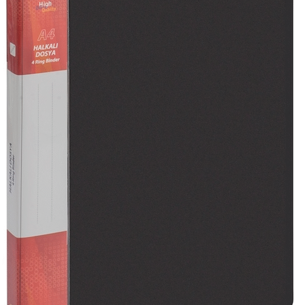 KRAF HALKALI DOSYA 4 HALKA 1050/4R SİYAH