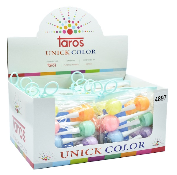 UNICK COLOR FOSFORLU KALEM LOLİPOP MİNİ 6 LI 24 LÜ 4897