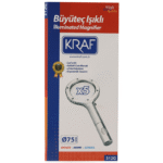 KRAF BÜYÜTEÇ IŞIKLI 75MM 5X 312G - Görsel 6