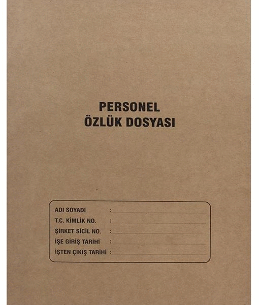 DİLMAN PERSONEL ÖZLÜK DOSYASI ASKILI DOSYA SEPERATÖRLÜ 4 LÜ 9229