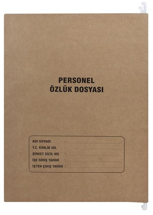 67355 DİLMAN PERSONEL ÖZLÜK DOSYASI ASKILI DOSYA SEPERATÖRLÜ 4 LÜ 9229 - Görsel 1