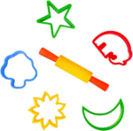 BRONS OYUN HAMURU KALIBI SETİ BÜYÜK ŞEKİLLER BR-474 - Görsel 2