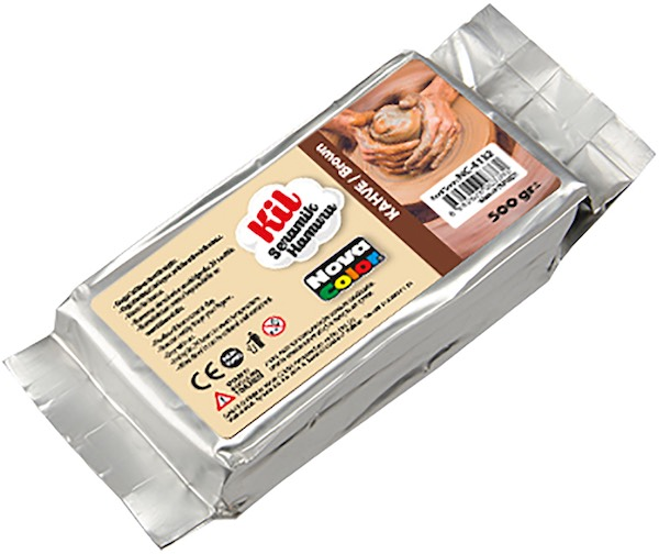 NOVA COLOR SERAMİK KİLİ 500 GR KAHVERENGİ NC-4132