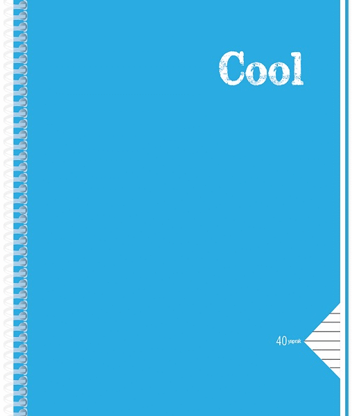 KESKİN DEFTER FREE A4 PP KAPAK SPİRALLİ 60 YP. ÇİZGİLİ 320401