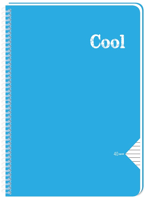 71721 KESKİN DEFTER FREE A4 PP KAPAK SPİRALLİ 60 YP. ÇİZGİLİ 320401 - Görsel 1