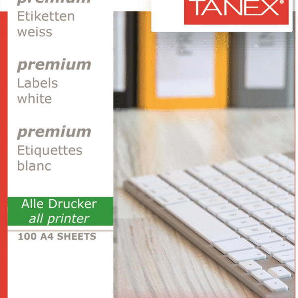 TANEX LASER ETİKET TW-2035 52.5 X 33 MM ( 36 ) 100 LÜ