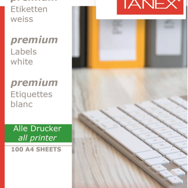 TANEX LASER ETİKET TW-2004 99.1 X 139 MM ( 4 ) 100 LÜ