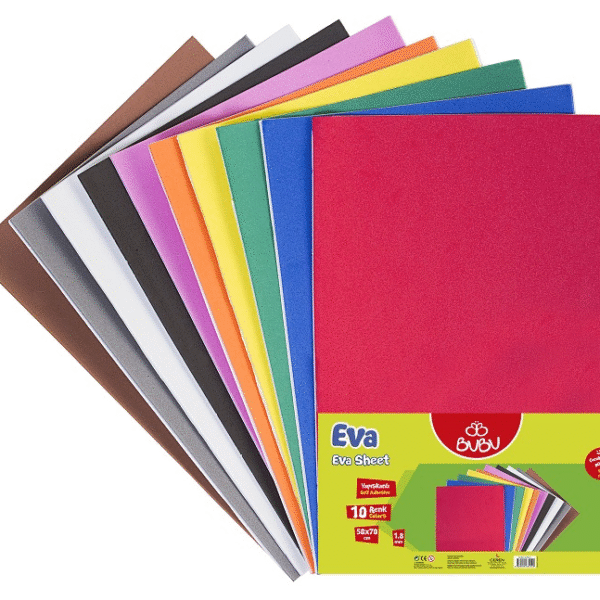 BU-BU EVA 50x70 YAPIŞKANLI 2 MM. KRŞ.10'LU BUBU-EV0021