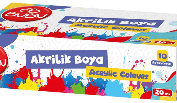 BU-BU AKRİLİK BOYA 10 RENK 20ML. BUBU-AKR002