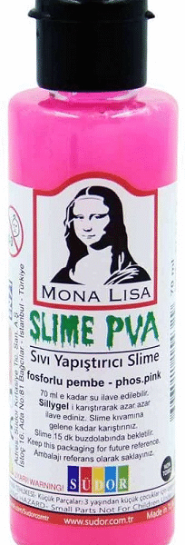 SÜDOR SLIME 70 ML FOSFORLU PEMBE SL01-12