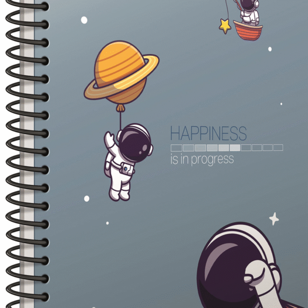 GIPTA DEFTER HAPPINESS A4 SPİRALLİ KARTON KAPAK 80 YP. ÇİZGİLİ 5801