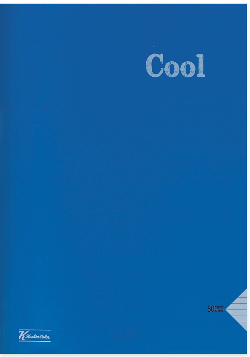87557 KESKİN DEFTER COOL A4 PP KAPAK 120YP. ÇİZGİLİ 321871 - Görsel 1