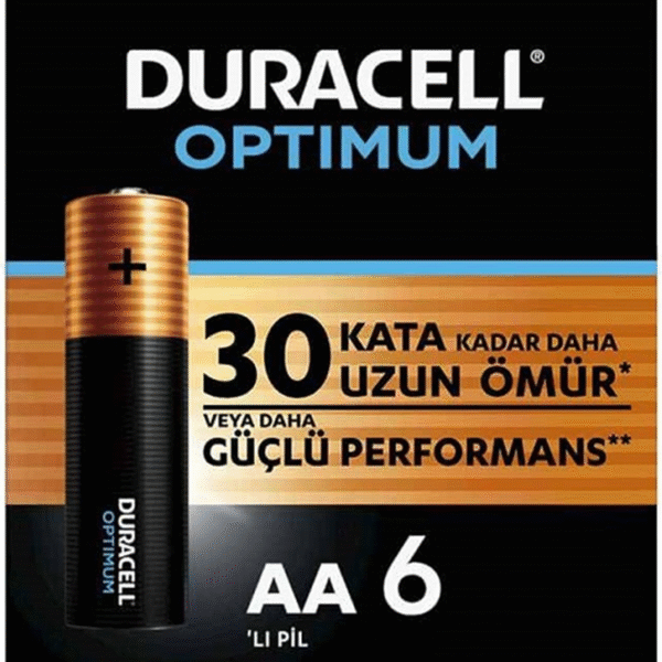 DURACELL PİL OPTIMUM 6 LI AA KALEM