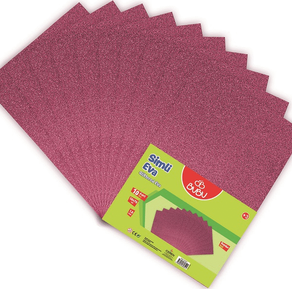BU-BU EVA 50x70 SİMLİ PEMBE 10 LU BUBU-EV0031