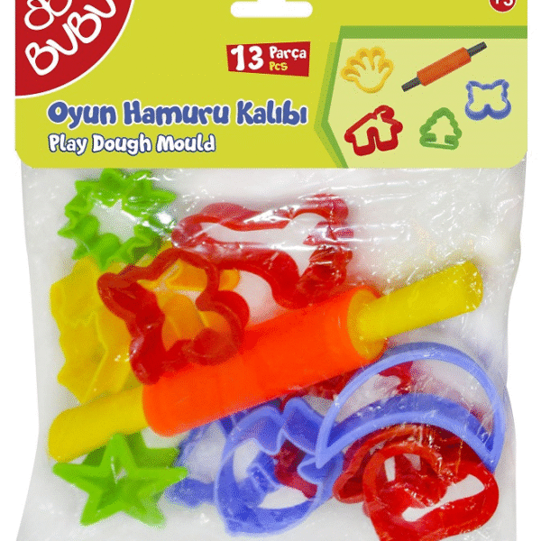 BU-BU OYUN HAMURU KALIBI MERDANELİ 13 PARÇA