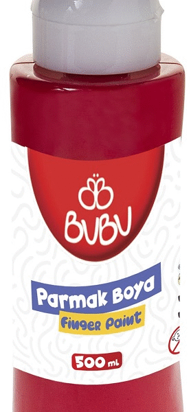BU-BU PARMAK BOYA 500 GR. KIRMIZI BUBU-PAR003