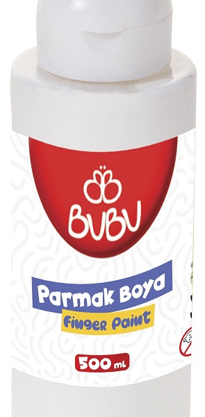 BU-BU PARMAK BOYA 500 GR. BEYAZ BUBU-PAR006