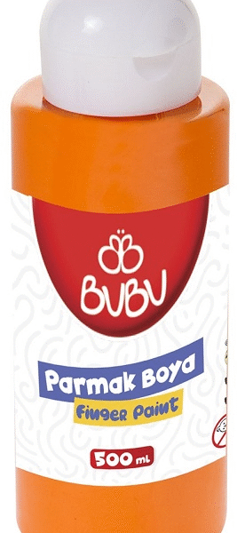 BU-BU PARMAK BOYA 500 GR. TURUNCU BUBU-PAR010