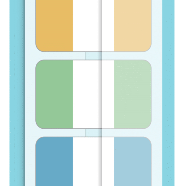 KRAF INDEX FILM (PP) 25x42MM POP-UP 4 RENK x 20 YP 2542