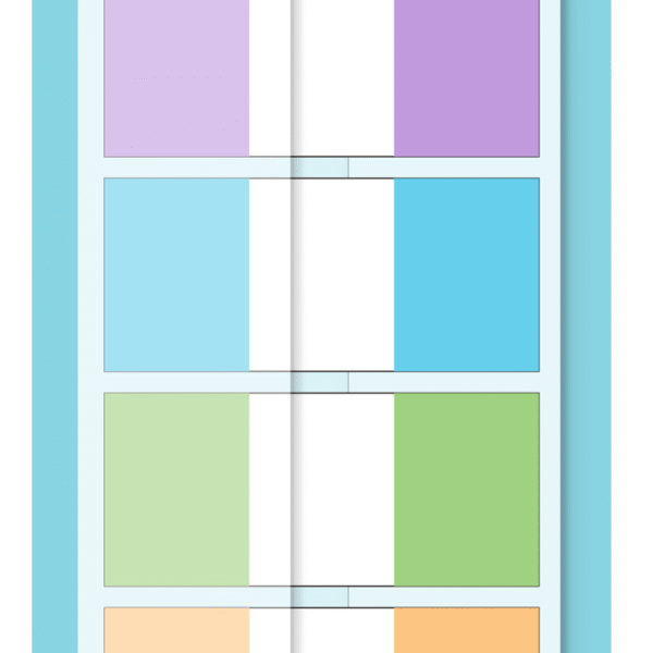 KRAF INDEX FILM (PP) 20x45MM POP-UP 5 RENK x 20 YP 2045