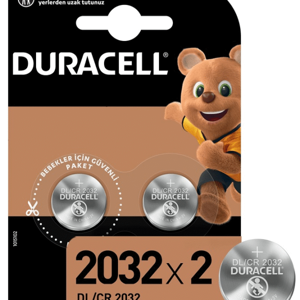 DURACELL PİL DÜĞME 3V 2 Lİ 2032