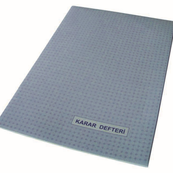 DİLMAN KARAR DEFTERİ KARTON KAPAK 22x31.5 40 YP NUMARALI 5365