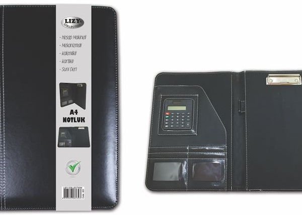 LİZ SEKRETER BLOK S.DERİ KARTVİZİTLİ HESAP MAKİNELİ 823