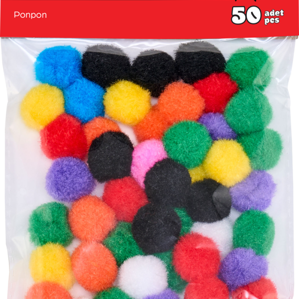 MİLEO PONPON STANDARD RENKLER 2CM 50'Lİ 1775