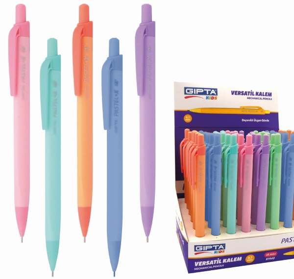 GIPTA VERSATİL KALEM 0.5 PASTEL X 6 RENK 48 Lİ STAND K194100