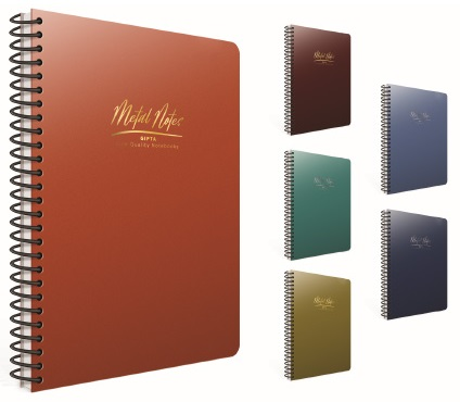 GIPTA DEFTER METAL NOTES A4 SPİRALLİ PP KAPAK 100 YP. KARELİ 4472