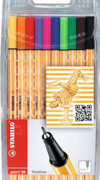 STABILO GLISS KALEM POINT 88 SET 10 RENK ASKILI PAKET 8810