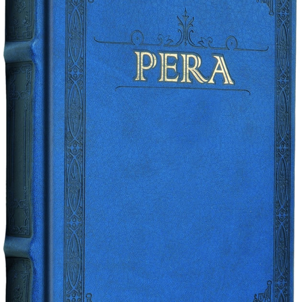 GIPTA DEFTER PERA 13X21 İPLİK DİKİŞLİ DERİ KAPAK 120 YP.DÜZ 2068