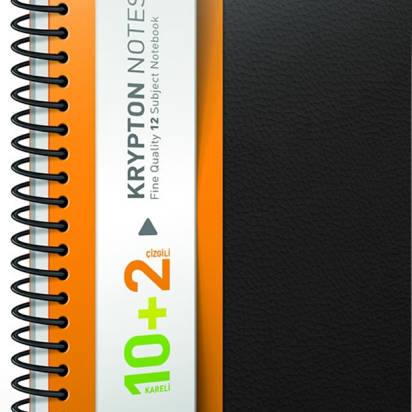 GIPTA DEFTER KRYPTON A4 SPİRALLİ SEPERATÖRLÜ PP KAPAK 10+2 250 YP. 2456