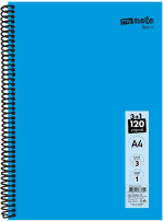 MYNOTE DEFTER FLEX KONULU PP KAPAK SPİRALLİ A4 3+1 120 YP MFXKO-3+1-120 - Görsel 2